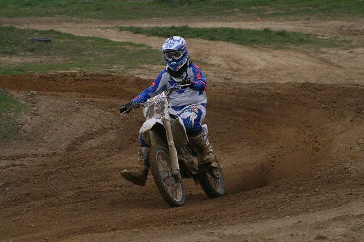 Yamaha rider cornering at CCDR
