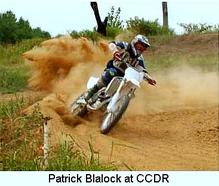 Patrick Blalock roosting a turn at CCDR